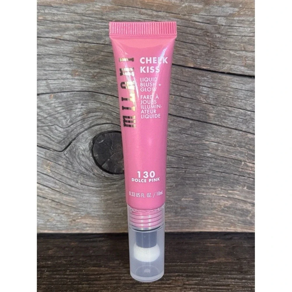 Milani Cheek Kiss Liquid Blush + Glow - 130 Dolce Pink - 0.33 fl Oz. / 10 ML – N